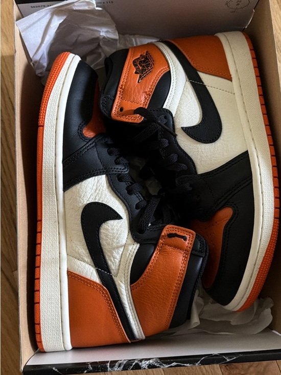 Jordan Air Jordan 1 Mid Orange Black White main image 6